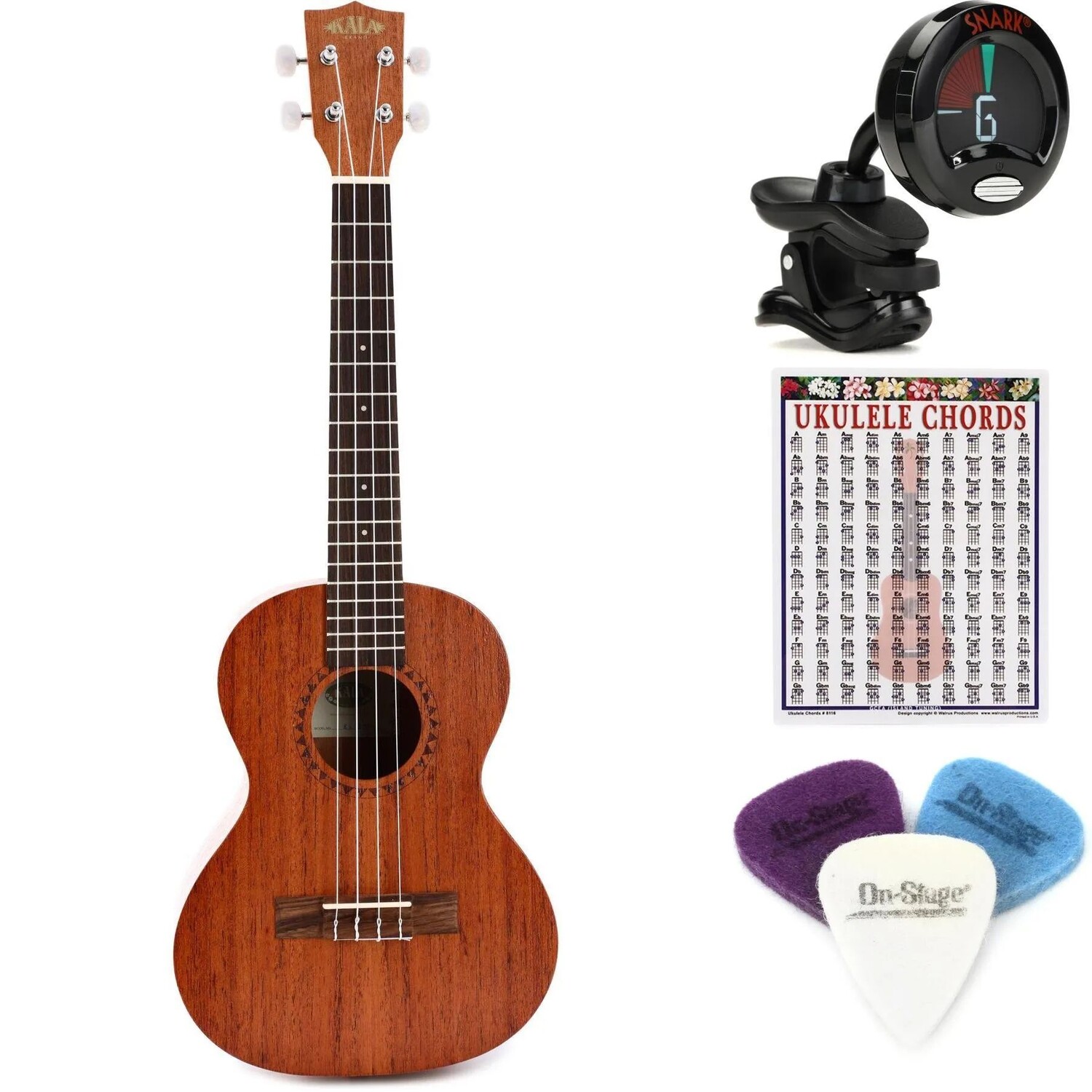 Новый набор предметов первой необходимости для укулеле Kala KA-15T Mahogany Tenor Ukulele — натуральный атлас
Новый набор предметов первой необходимости для укулеле Kala KA-15T Mahogany Tenor Ukulele — натуральный атлас