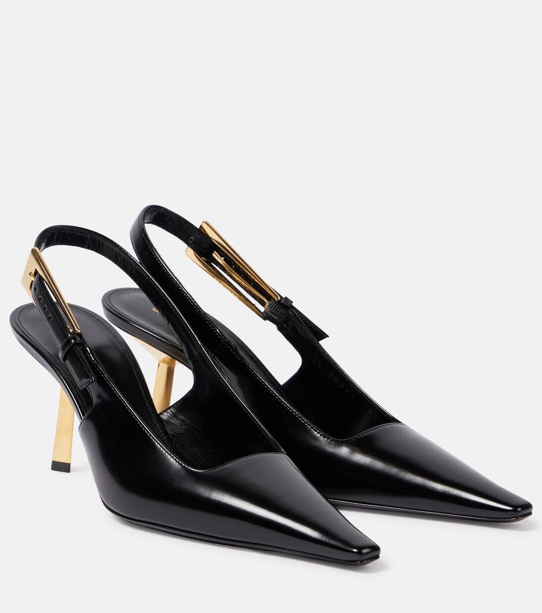 Туфли-лодочки Lee 75 из полированной кожи с открытой пяткой Saint Laurent, черный
Туфли-лодочки Lee 75 из полированной кожи с открытой пяткой Saint Laurent, черный