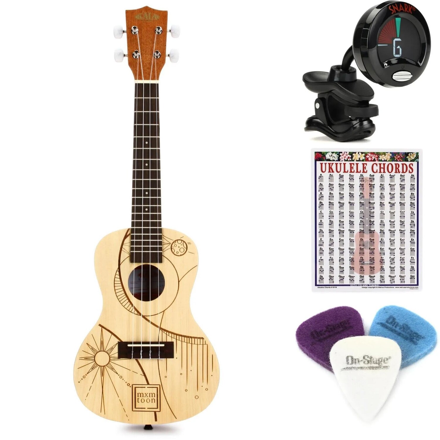 Новый комплект Kala mxmtoon Signature Concert Essentials для укулеле — натуральный
Новый комплект Kala mxmtoon Signature Concert Essentials для укулеле — натуральный