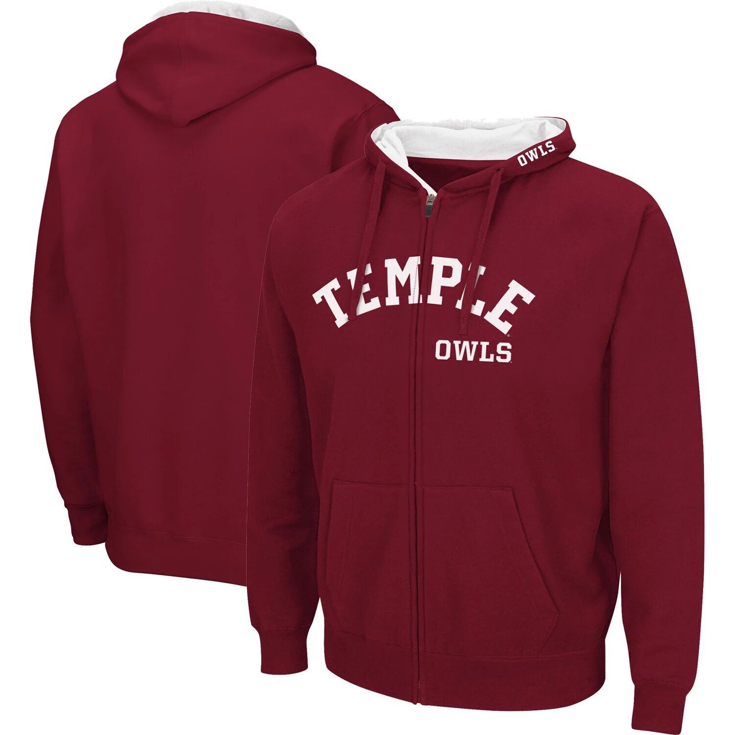 Мужская толстовка с молнией во всю длину Colosseum Cherry Temple Owls Arch & Team Logo 3.0
Мужская толстовка с молнией во всю длину Colosseum Cherry Temple Owls Arch & Team Logo 3.0