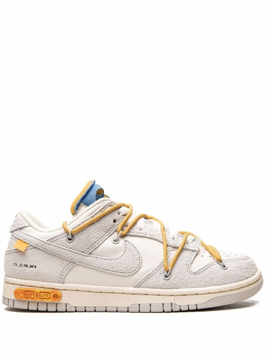 Nike кроссовки Dunk Low Lot 34 of 50 из коллаборации с Off-White, нейтральный цвет
Nike кроссовки Dunk Low Lot 34 of 50 из коллаборации с Off-White, нейтральный цвет