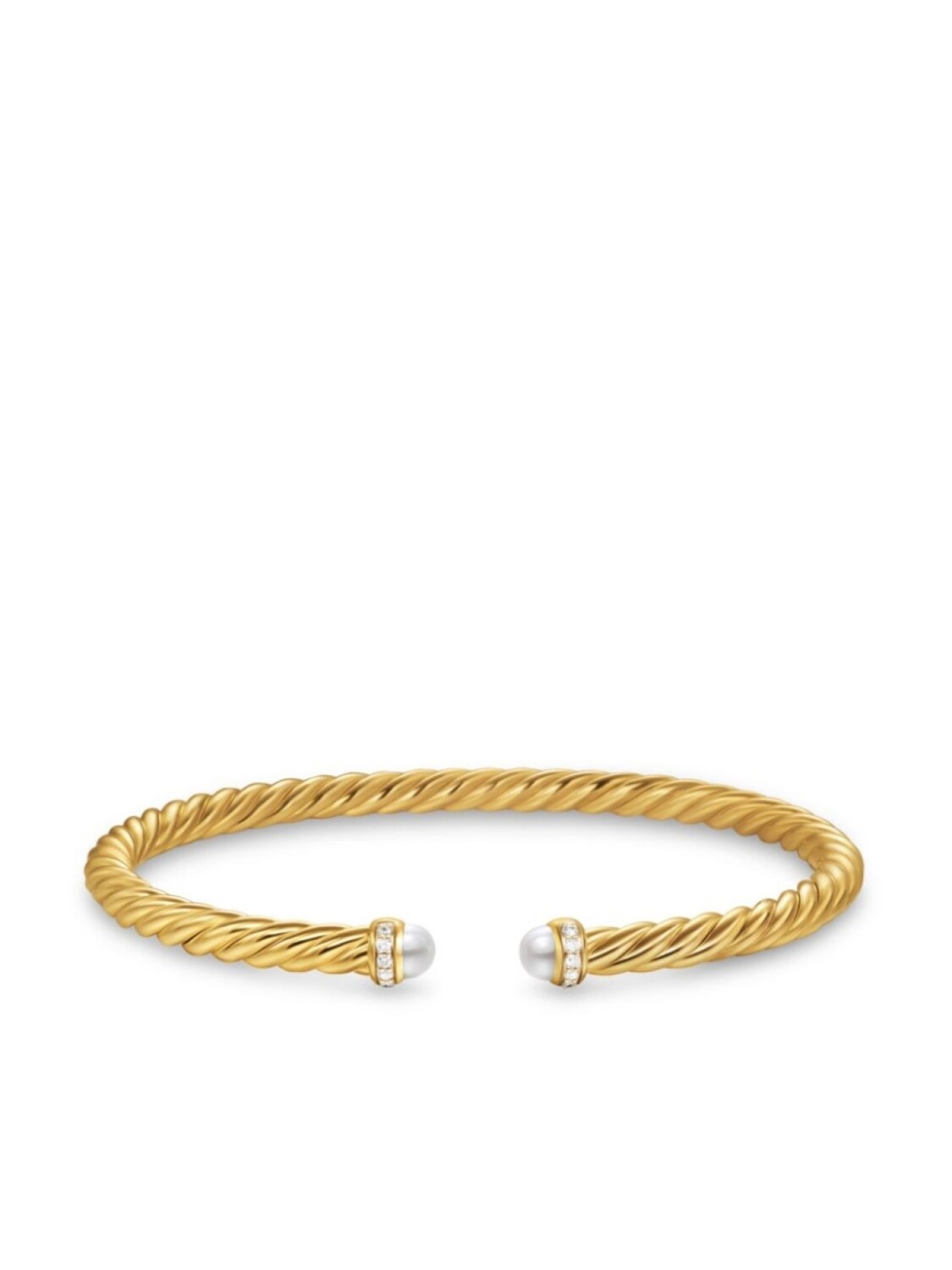 Браслет Cablespira из 18-каратного желтого золота с жемчугом и бриллиантами David Yurman, золотой
Браслет Cablespira из 18-каратного желтого золота с жемчугом и бриллиантами David Yurman, золотой