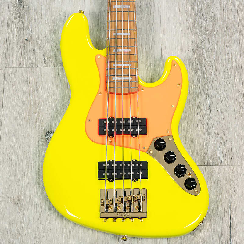 Басс гитара Fender MonoNeon Jazz Bass V 5-String Bass, Maple Fretboard, Neon Yellow
Басс гитара Fender MonoNeon Jazz Bass V 5-String Bass, Maple Fretboard, Neon Yellow