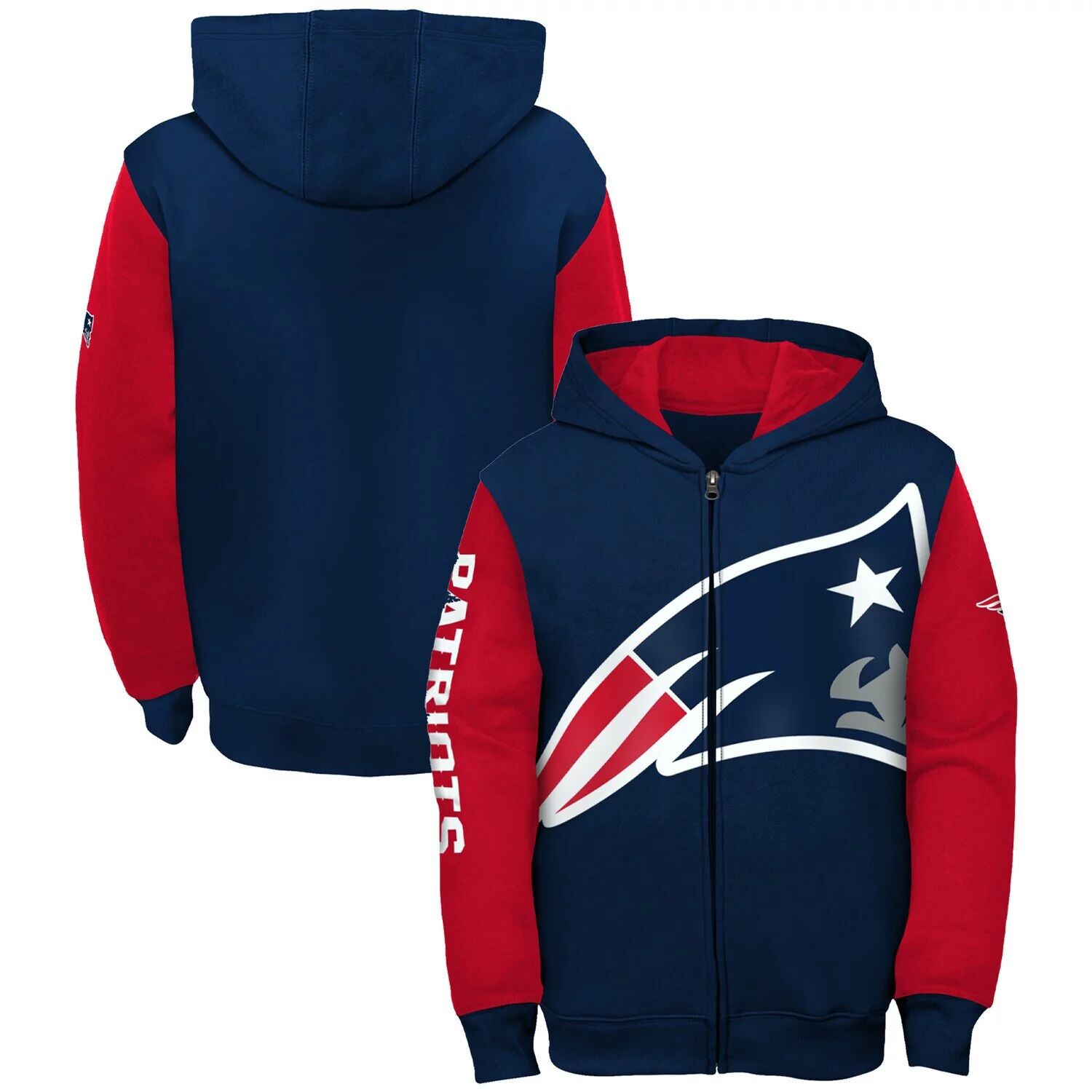 Молодежная толстовка на молнии во всю длину на доске с плакатами New England Patriots темно-красного цвета Outerstuff
Молодежная толстовка на молнии во всю длину на доске с плакатами New England Patriots темно-красного цвета Outerstuff