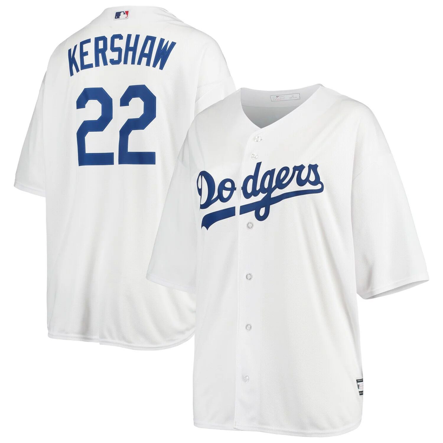 Женская белая футболка размера плюс Clayton Kershaw Los Angeles Dodgers Реплика игрока, Белый
Женская белая футболка размера плюс Clayton Kershaw Los Angeles Dodgers Реплика игрока, Белый