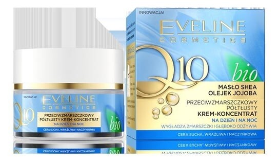 Полужирный крем-концентрат против морщин для дня и ночи, 50 мл Eveline Cosmetics, Bio Q10
Полужирный крем-концентрат против морщин для дня и ночи, 50 мл Eveline Cosmetics, Bio Q10