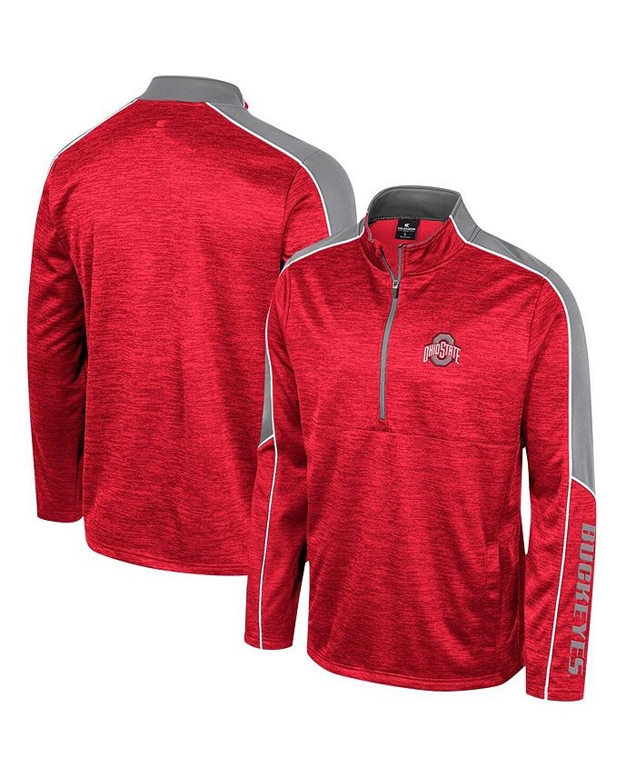 Мужская куртка Scarlet Ohio State Buckeyes с молнией до половины длины Colosseum, красный
Мужская куртка Scarlet Ohio State Buckeyes с молнией до половины длины Colosseum, красный