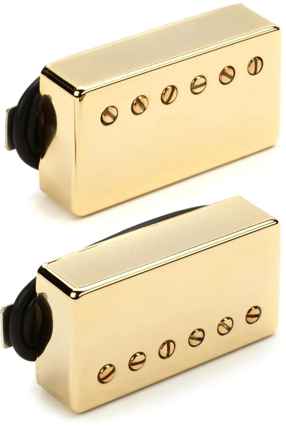 Набор из двух звукоснимателей Seymour Duncan Saturday Night Special Humbucker - золотые обложки
Набор из двух звукоснимателей Seymour Duncan Saturday Night Special Humbucker - золотые обложки