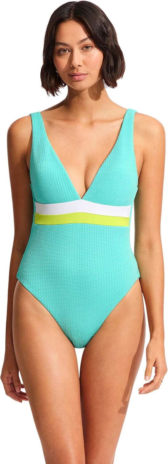 Цельный комбинезон Slice Of Splice с глубоким V-образным вырезом Seafolly, цвет Lime Burst
Цельный комбинезон Slice Of Splice с глубоким V-образным вырезом Seafolly, цвет Lime Burst