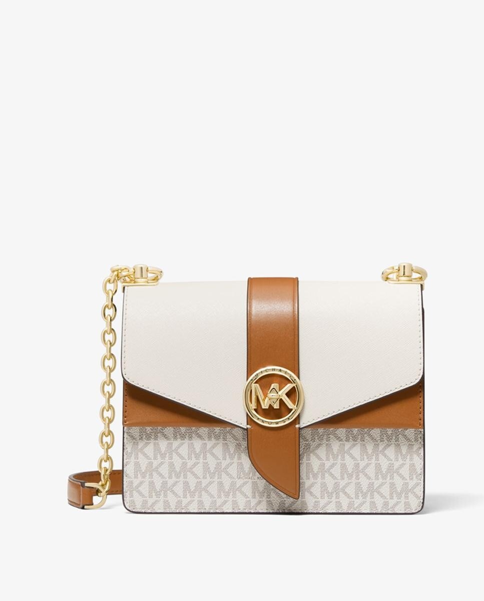 Женская кремовая сумка через плечо Greenwich с ручкой-цепочкой Michael Michael Kors, кремовый
Женская кремовая сумка через плечо Greenwich с ручкой-цепочкой Michael Michael Kors, кремовый