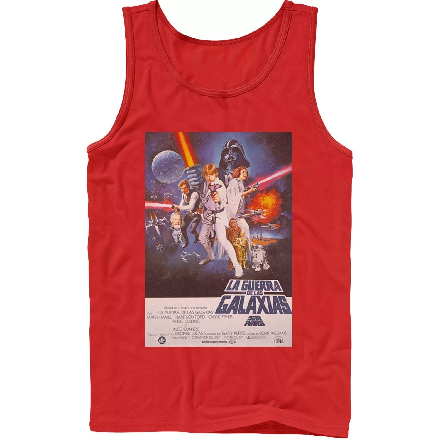 Мужская винтажная майка с плакатом «Звездные войны» La Guerra De Las Galaxias Star Wars
Мужская винтажная майка с плакатом «Звездные войны» La Guerra De Las Galaxias Star Wars