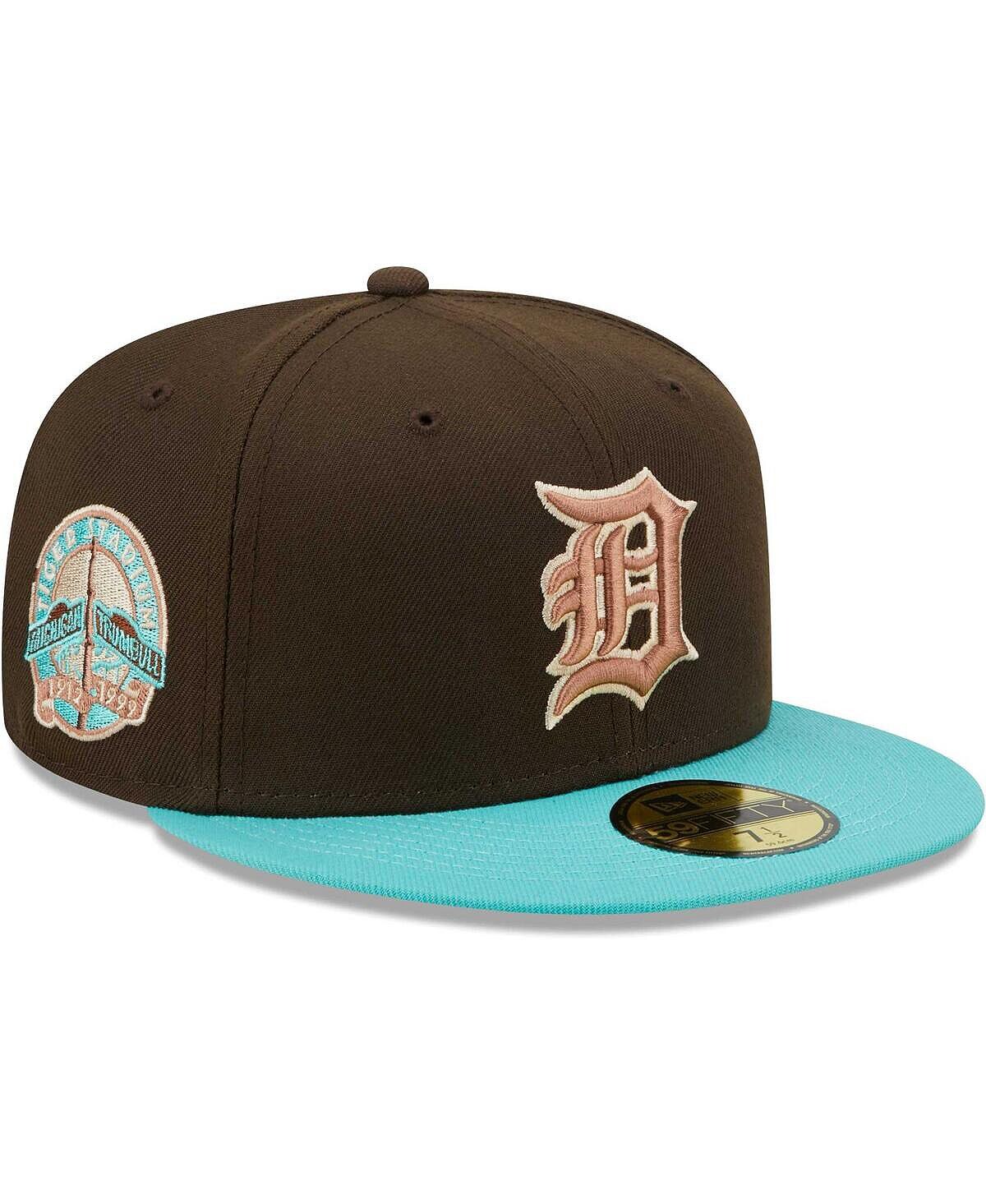 Мужская коричнево-мятная приталенная шляпа Detroit Tigers Walnut Mint 59FIFTY New Era
Мужская коричнево-мятная приталенная шляпа Detroit Tigers Walnut Mint 59FIFTY New Era