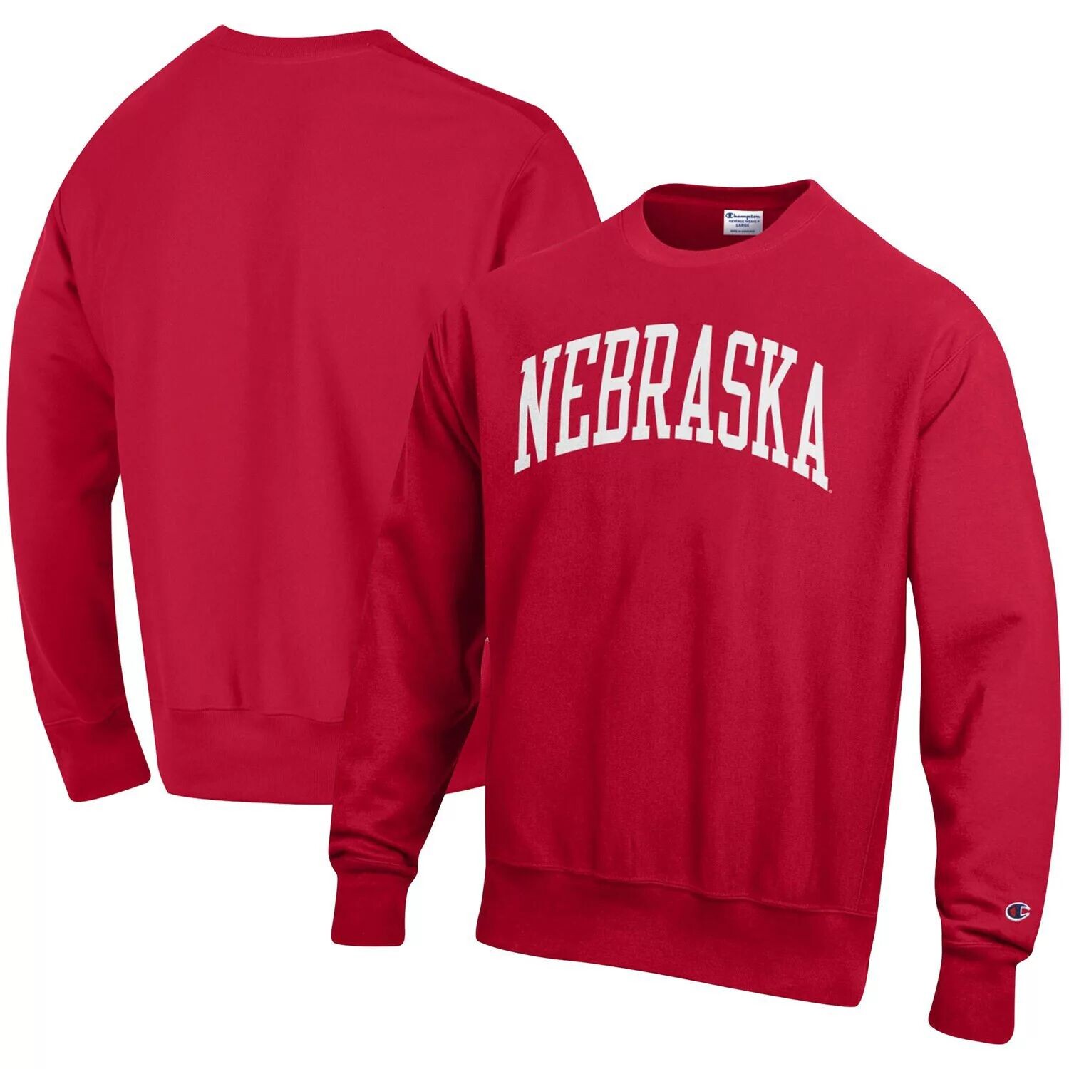 Мужской пуловер с принтом Champion Scarlet Nebraska Huskers Arch обратного переплетения
Мужской пуловер с принтом Champion Scarlet Nebraska Huskers Arch обратного переплетения