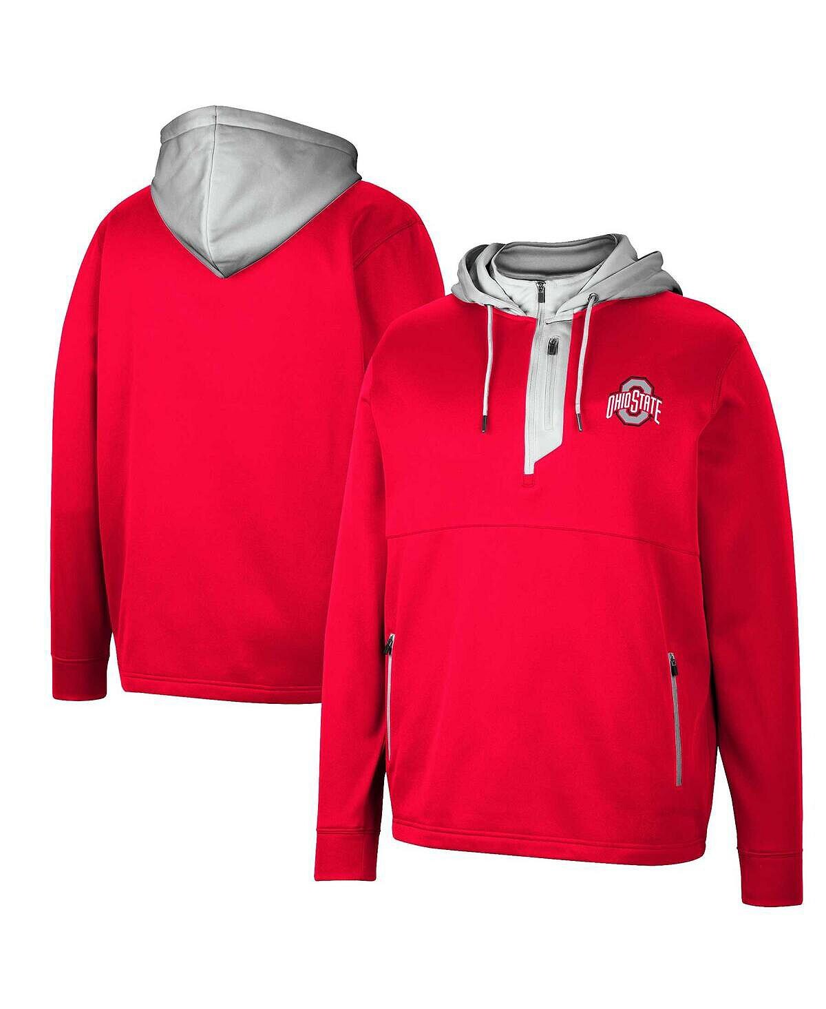 Мужская толстовка Scarlet Ohio State Buckeyes Luge 3.0 с молнией четверть Colosseum
Мужская толстовка Scarlet Ohio State Buckeyes Luge 3.0 с молнией четверть Colosseum