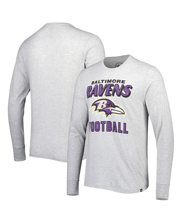 Мужская серая футболка с длинным рукавом Baltimore Ravens Dozer Franklin '47 Brand, серый
Мужская серая футболка с длинным рукавом Baltimore Ravens Dozer Franklin '47 Brand, серый
