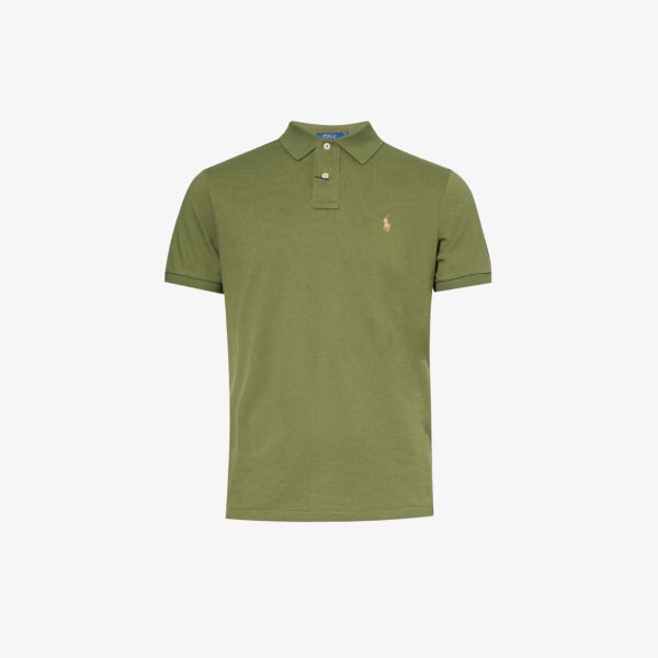 Рубашка-поло узкого кроя из хлопка с фирменной вышивкой Polo Ralph Lauren, цвет dark sage
Рубашка-поло узкого кроя из хлопка с фирменной вышивкой Polo Ralph Lauren, цвет dark sage