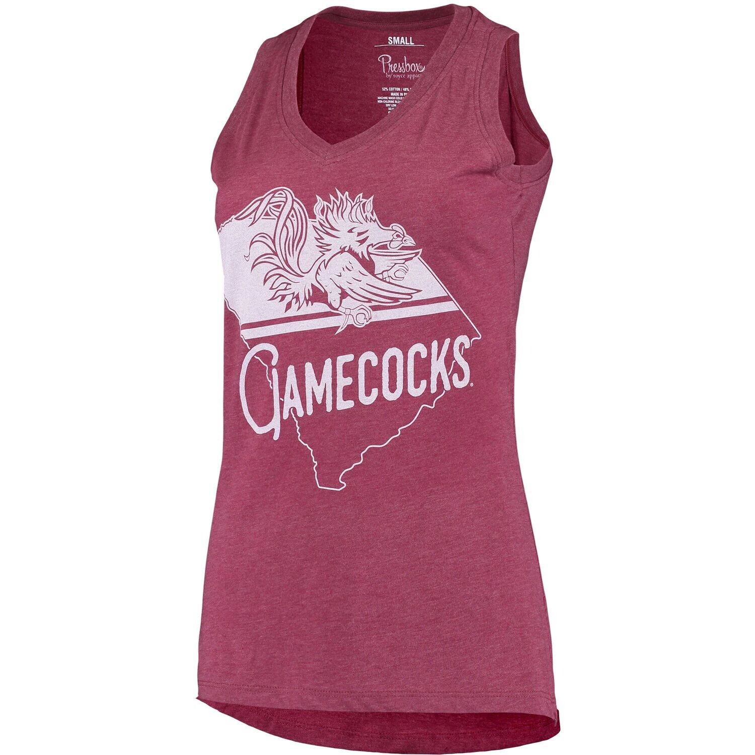 Женская майка Pressbox Garnet South Carolina Gamecocks Ferris Melange с v-образным вырезом
Женская майка Pressbox Garnet South Carolina Gamecocks Ferris Melange с v-образным вырезом