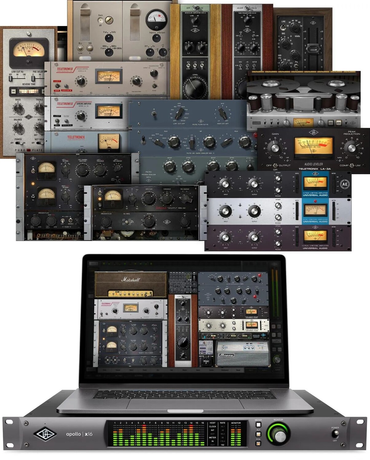Universal Audio Apollo x16 Heritage Edition 18 x 20 Аудиоинтерфейс Thunderbolt 3 с UAD DSP
Universal Audio Apollo x16 Heritage Edition 18 x 20 Аудиоинтерфейс Thunderbolt 3 с UAD DSP
