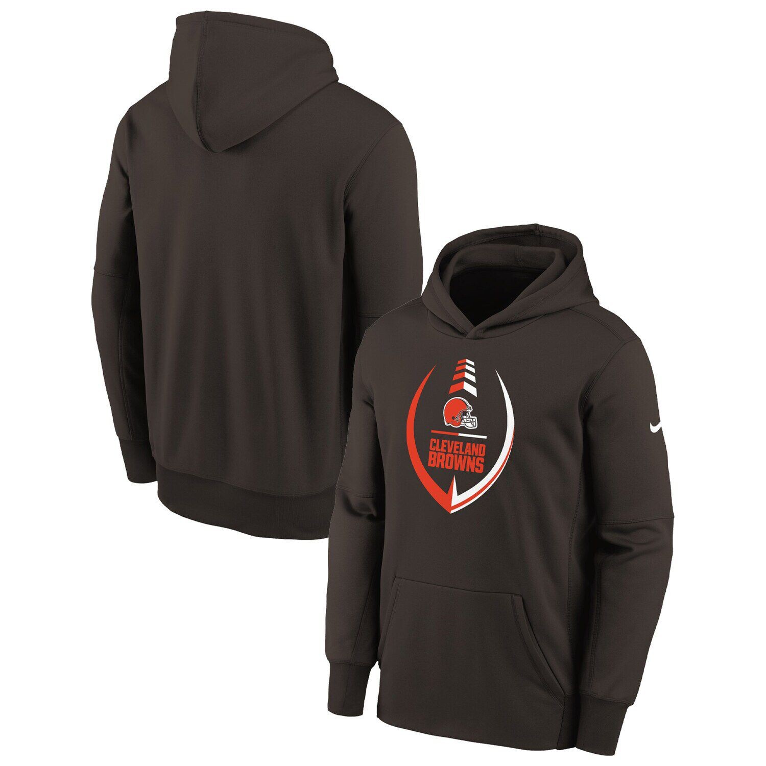 Молодежный пуловер с капюшоном Nike Brown Cleveland Browns Icon Performance Nike
Молодежный пуловер с капюшоном Nike Brown Cleveland Browns Icon Performance Nike