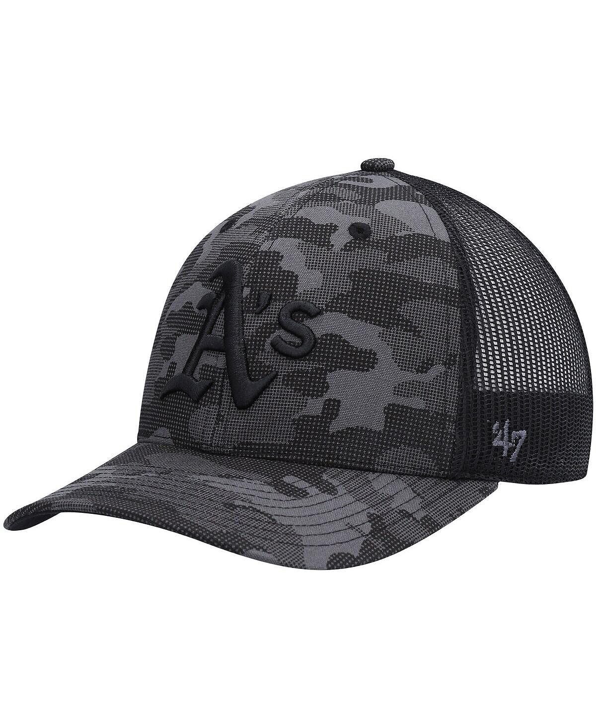 Мужская кепка Trucker Snapback в тон с камуфляжным принтом '47, темно-серый Oakland Athletics '47 Brand
Мужская кепка Trucker Snapback в тон с камуфляжным принтом '47, темно-серый Oakland Athletics '47 Brand