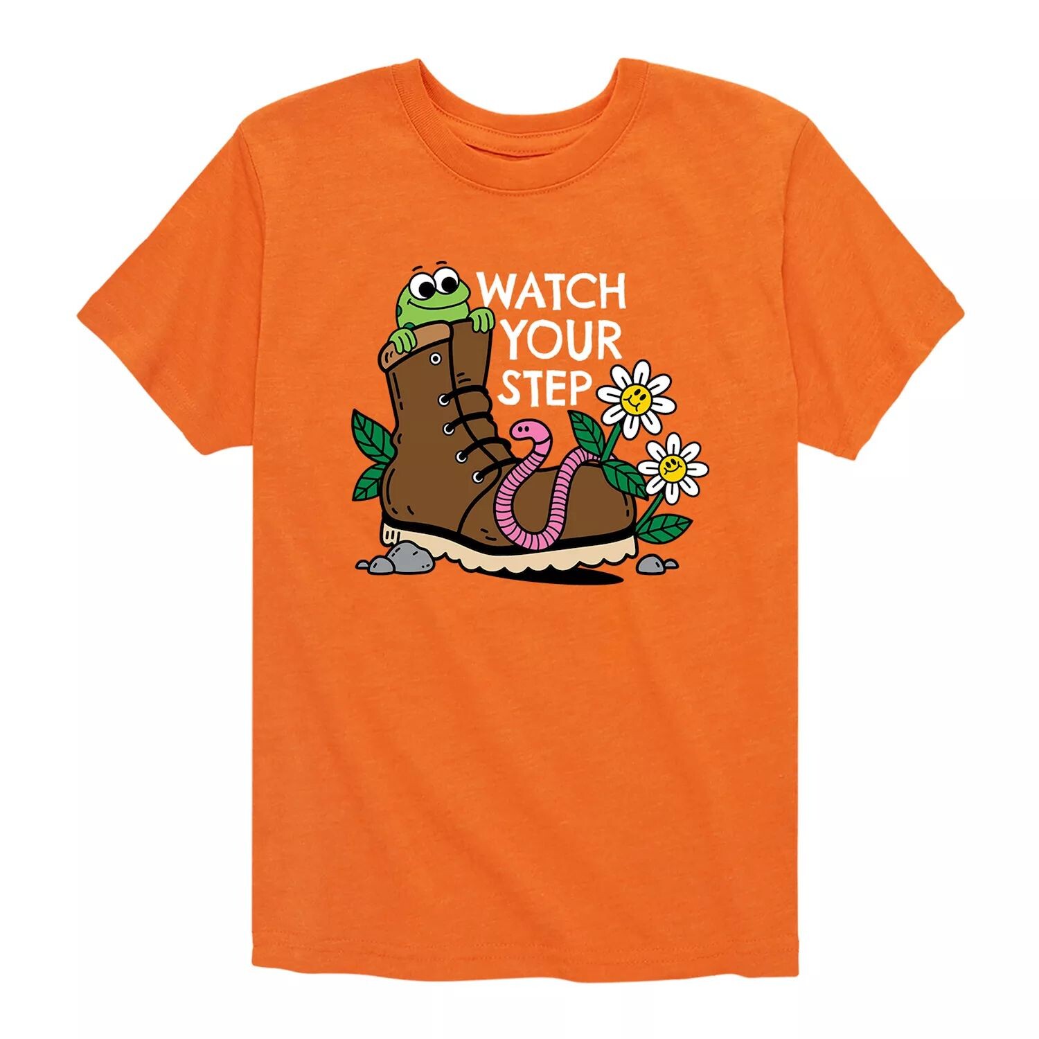 Футболка с рисунком для улицы для мальчиков 8–20 лет Watch Your Step Nature Licensed Character, оранжевый
Футболка с рисунком для улицы для мальчиков 8–20 лет Watch Your Step Nature Licensed Character, оранжевый