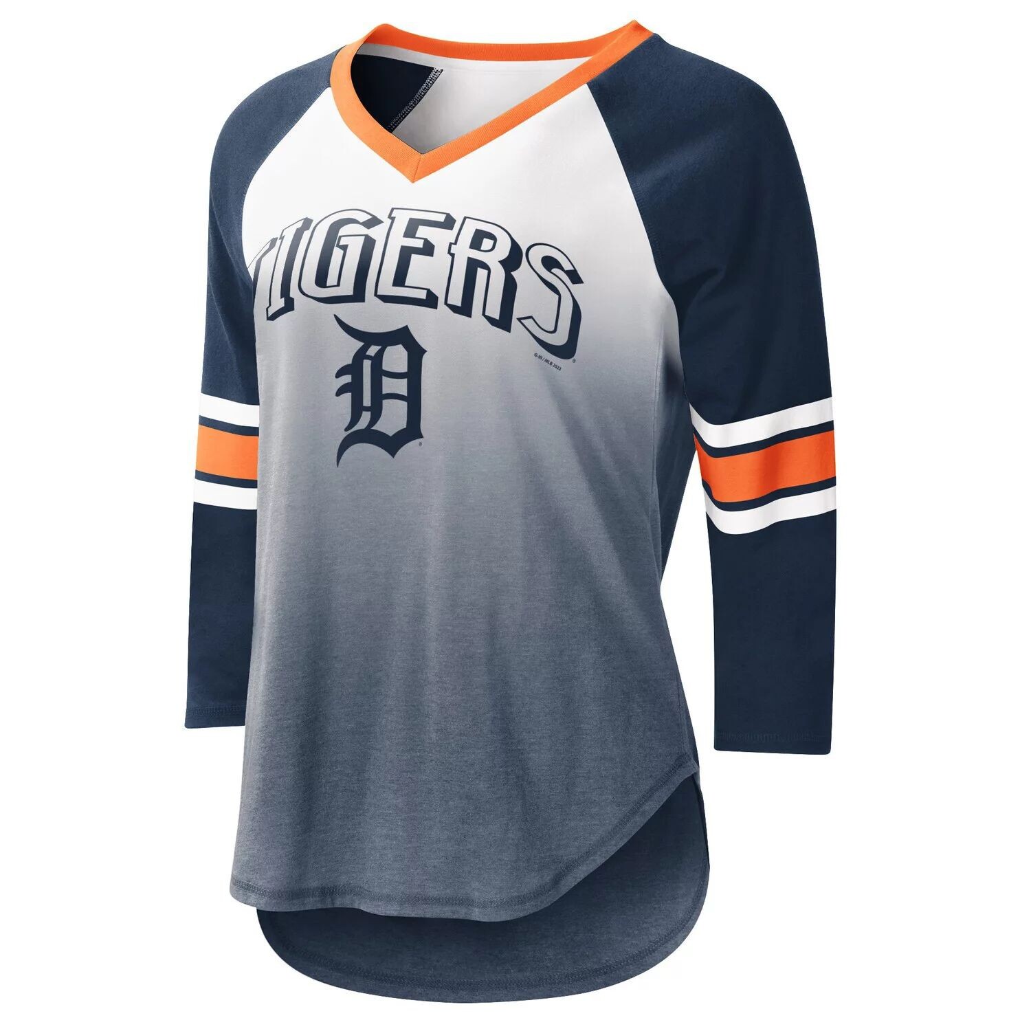 Женская футболка G-III 4Her by Carl Banks Бело-темно-синяя футболка Detroit Tigers с v-образным вырезом и рукавами 3/4, реглан G-III, Синий
Женская футболка G-III 4Her by Carl Banks Бело-темно-синяя футболка Detroit Tigers с v-образным вырезом и рукавами 3/4, реглан G-III, Синий