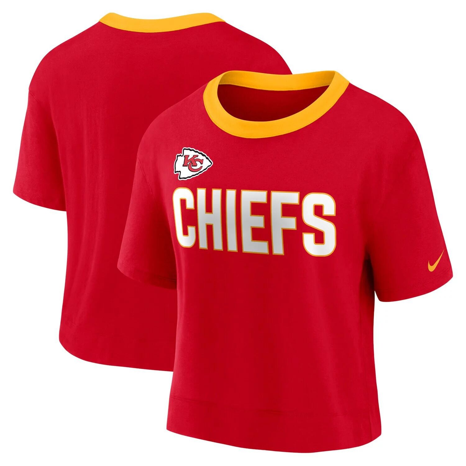 Женский модный укороченный топ с высокими бедрами Nike Red Kansas City Chiefs Nike
Женский модный укороченный топ с высокими бедрами Nike Red Kansas City Chiefs Nike