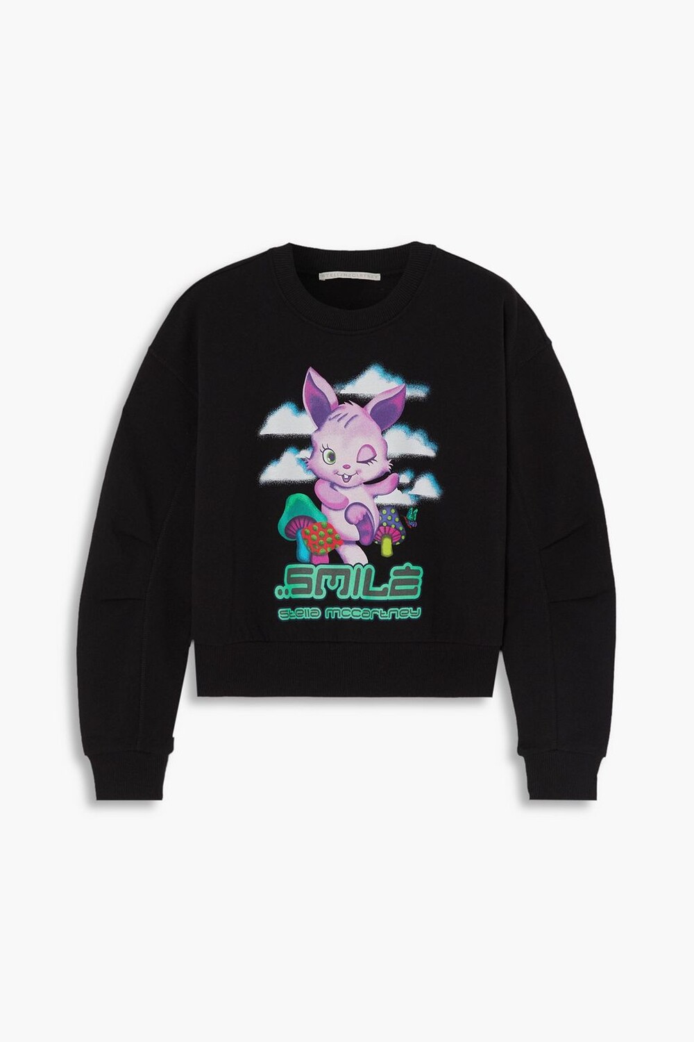 Толстовка из хлопка и джерси с принтом Smile Bunny и лиоцелла STELLA MCCARTNEY, черный
Толстовка из хлопка и джерси с принтом Smile Bunny и лиоцелла STELLA MCCARTNEY, черный