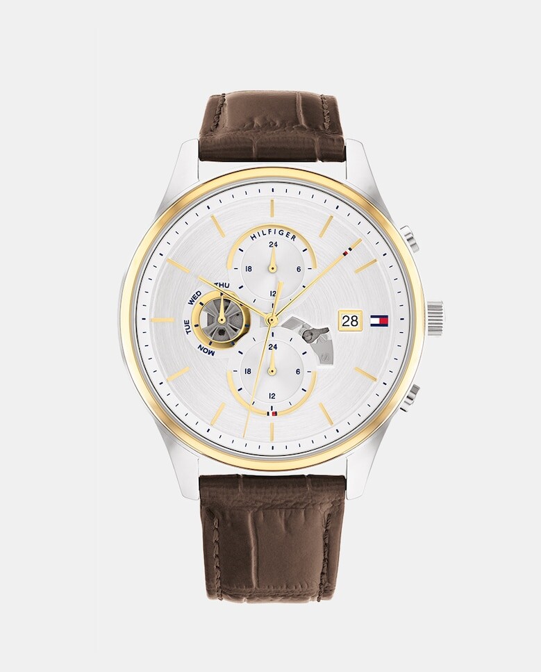 Weston 1710501 многофункциональные коричневые кожаные мужские часы Tommy Hilfiger, коричневый
Weston 1710501 многофункциональные коричневые кожаные мужские часы Tommy Hilfiger, коричневый