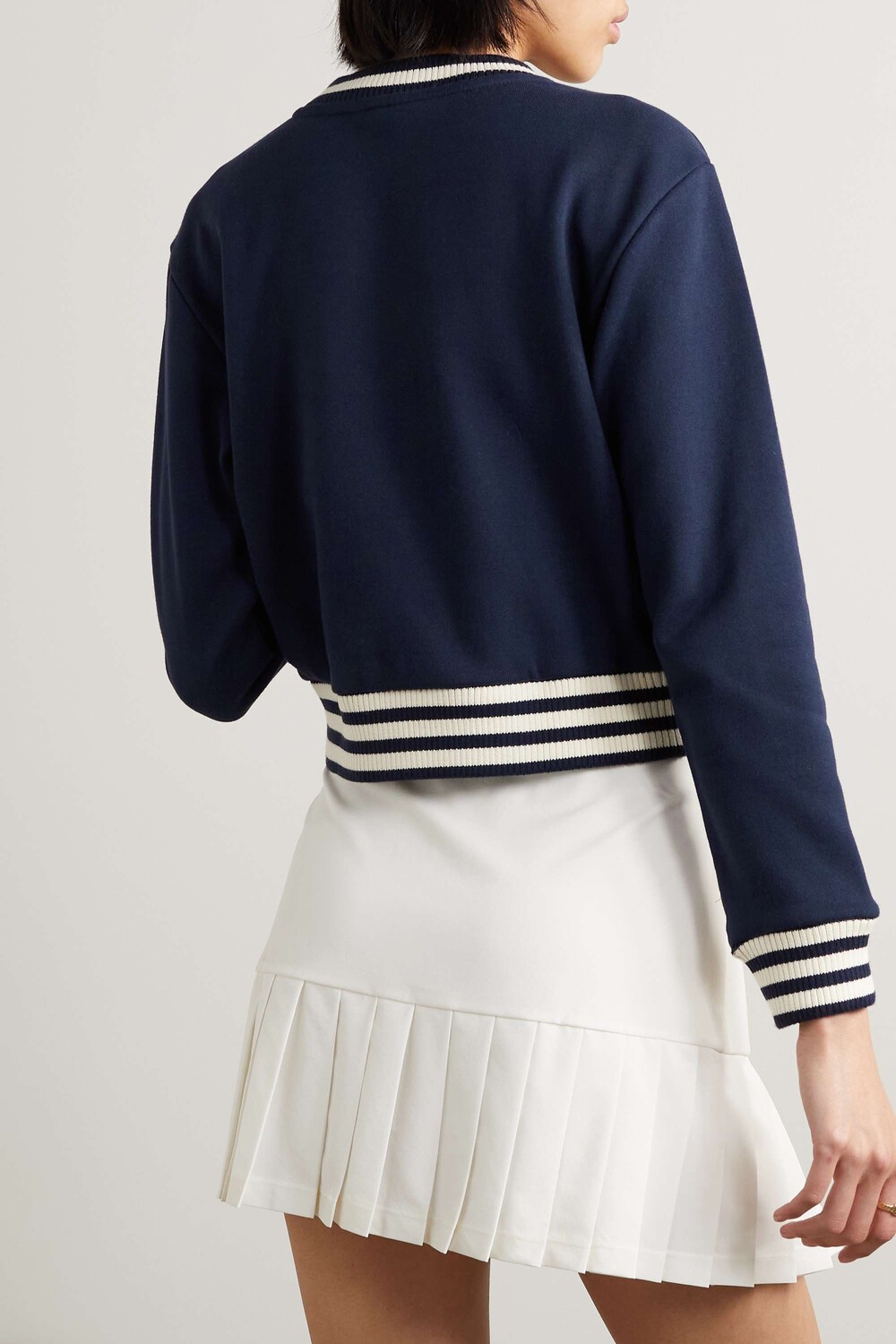 ADIDAS ORIGINALS + Толстовка Sporty & Rich из флокированного хлопкового джерси, военно-морской
ADIDAS ORIGINALS + Толстовка Sporty & Rich из флокированного хлопкового джерси, военно-морской