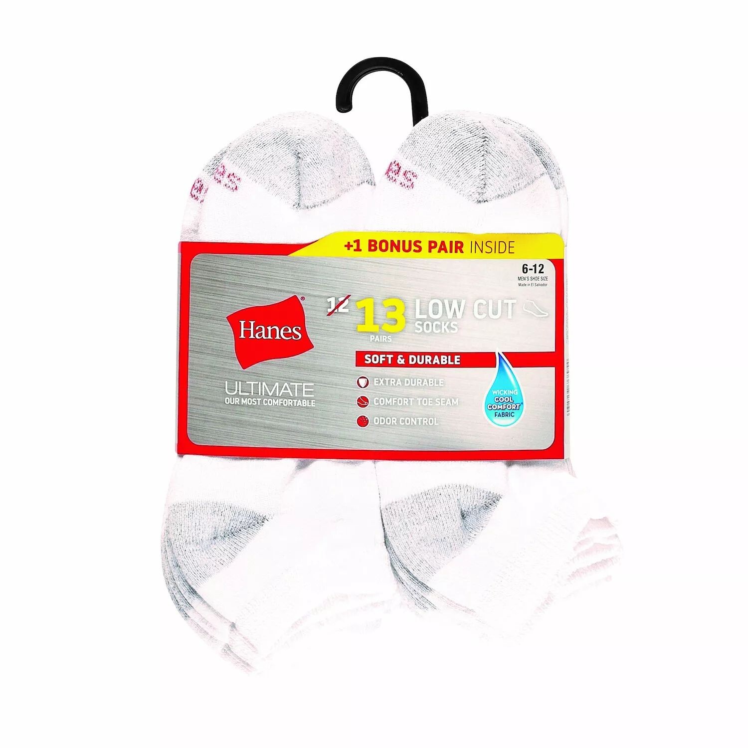 Мужской бонусный набор Hanes Ultimate 12 + 1 — мягкие и прочные укороченные носки
Мужской бонусный набор Hanes Ultimate 12 + 1 — мягкие и прочные укороченные носки