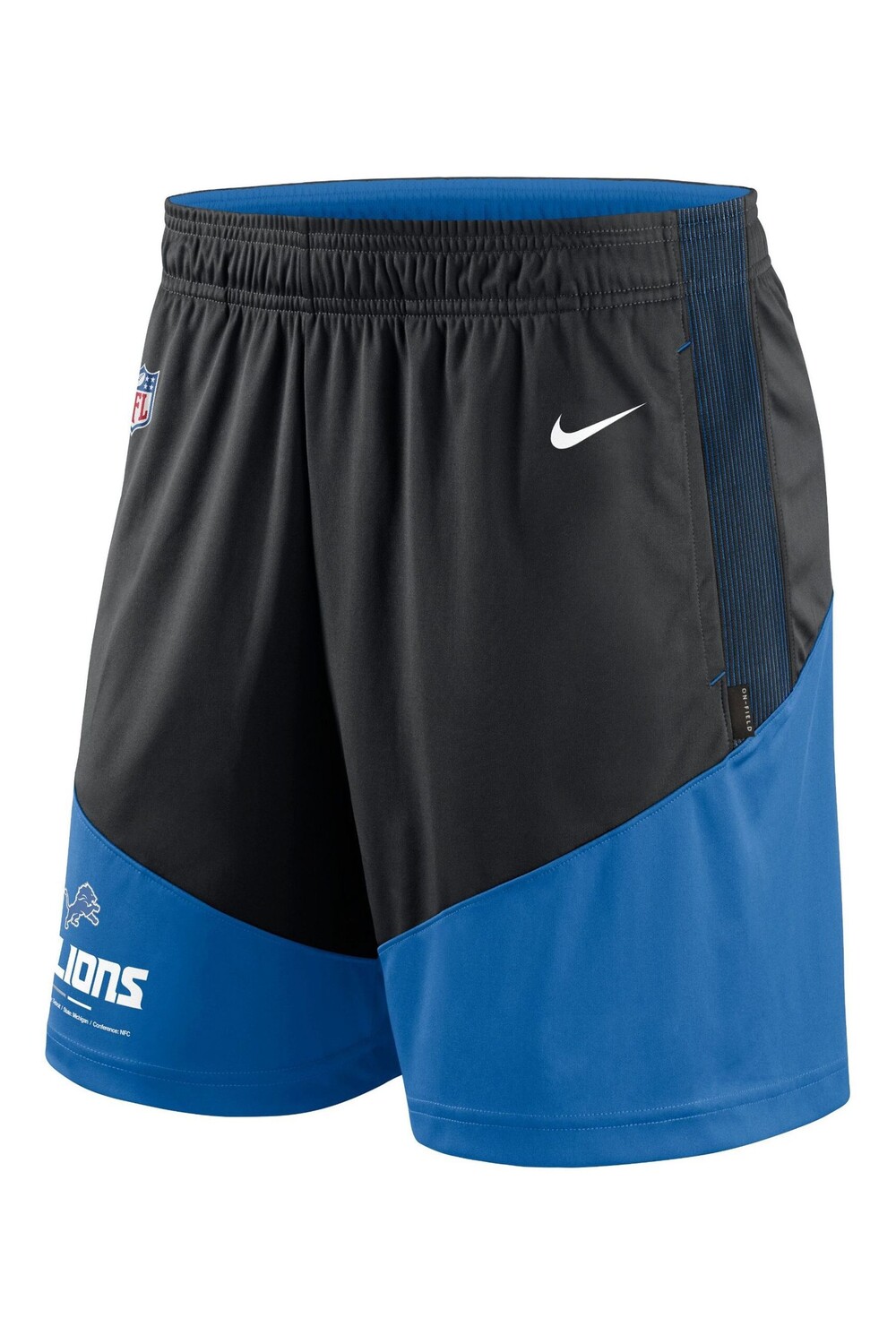 Трикотажные шорты Fanatics Detroit Lions с боковой отделкой Nike Dri-Fit Nike, синий
Трикотажные шорты Fanatics Detroit Lions с боковой отделкой Nike Dri-Fit Nike, синий