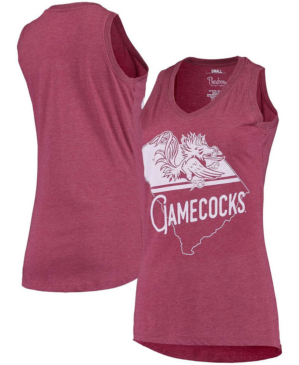 Женская майка Garnet South Carolina Gamecocks Ferris Melange с v-образным вырезом Pressbox
Женская майка Garnet South Carolina Gamecocks Ferris Melange с v-образным вырезом Pressbox