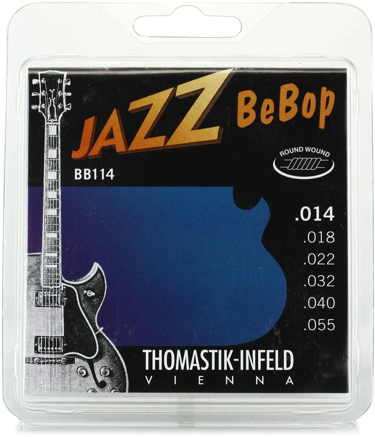 Thomastik-Infeld BB114 Jazz BeBop Струны для электрогитары с круглой обмоткой — .014-.055, средние
Thomastik-Infeld BB114 Jazz BeBop Струны для электрогитары с круглой обмоткой — .014-.055, средние