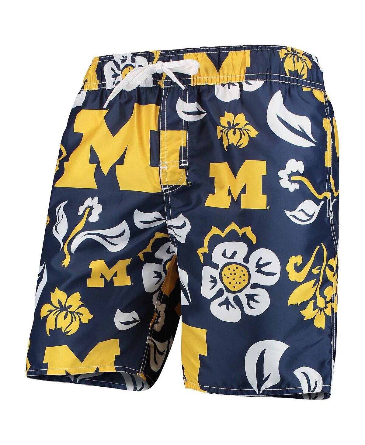 Мужские темно-синие плавки Michigan Wolverines с цветочным принтом Volley Wes & Willy
Мужские темно-синие плавки Michigan Wolverines с цветочным принтом Volley Wes & Willy