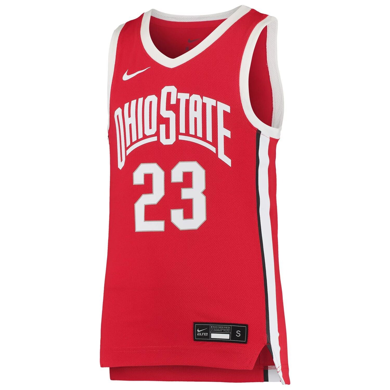 Молодежная баскетбольная майка Nike LeBron James Scarlet Ohio State Buckeyes Реплика Nike
Молодежная баскетбольная майка Nike LeBron James Scarlet Ohio State Buckeyes Реплика Nike