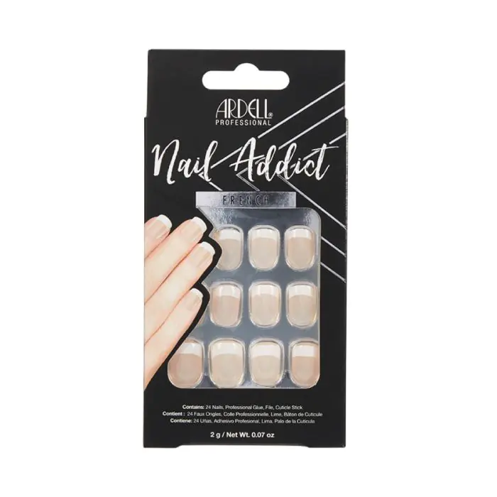 Накладные ногти nail addict classic french uñas postizas Ardell, количество 24 штук
Накладные ногти nail addict classic french uñas postizas Ardell, количество 24 штук