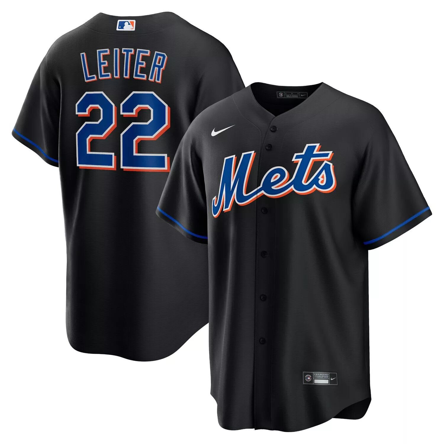 Мужская футболка Nike Al Leiter Black New York Mets 2022 Alternate Replica Player
Мужская футболка Nike Al Leiter Black New York Mets 2022 Alternate Replica Player