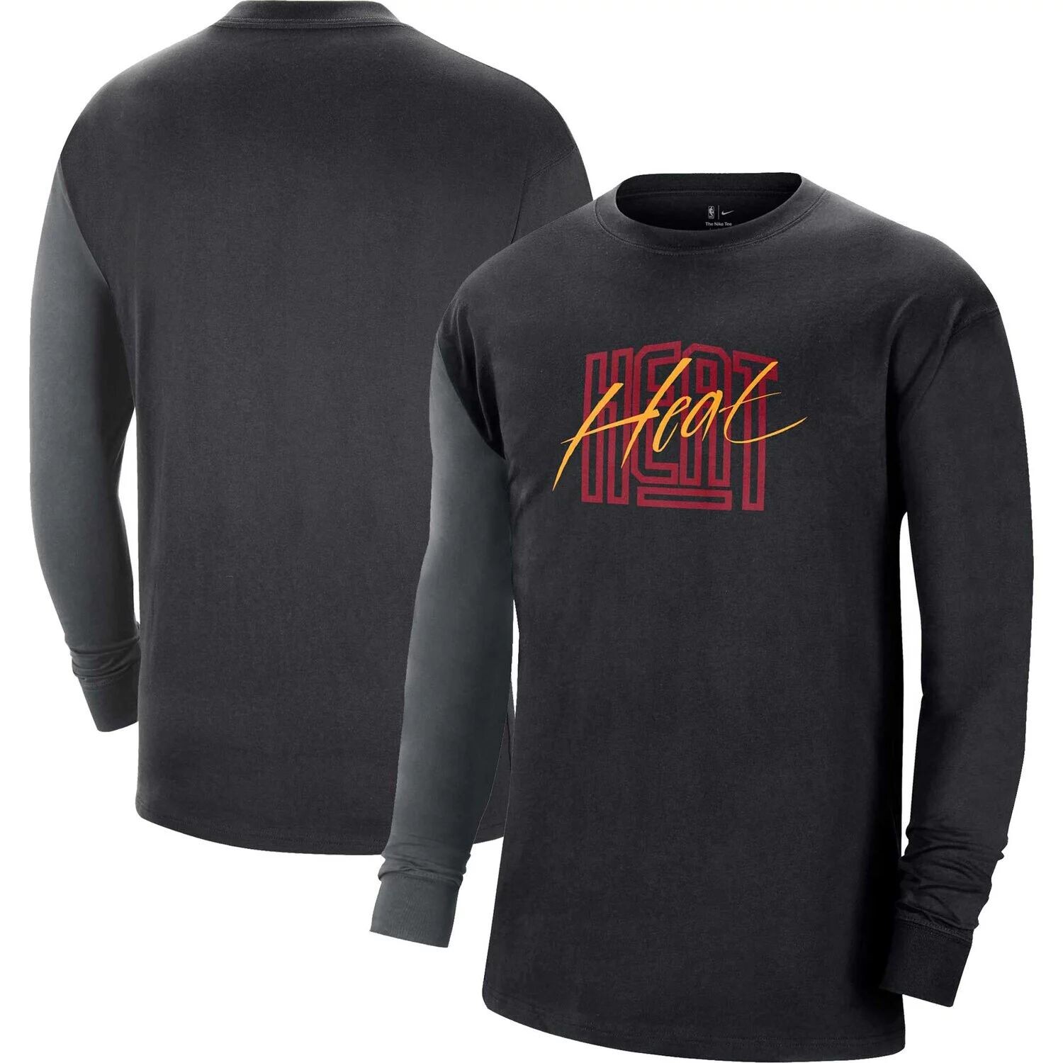 Мужская черная футболка с длинным рукавом Miami Heat Courtside Versus Flight MAX90 Nike, Черный
Мужская черная футболка с длинным рукавом Miami Heat Courtside Versus Flight MAX90 Nike, Черный