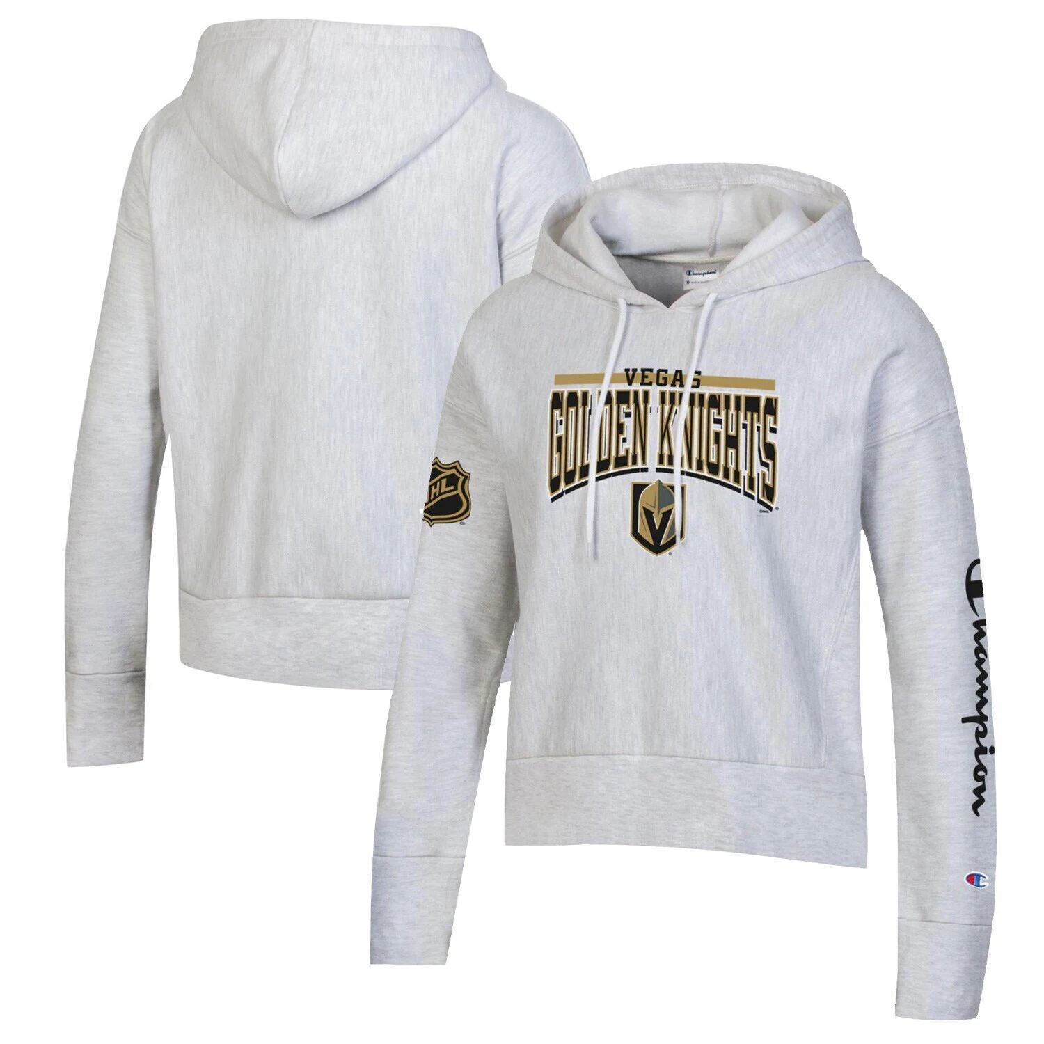 Женский пуловер с капюшоном Champion Heathered Vegas Golden Knights обратного переплетения серого цвета Champion
Женский пуловер с капюшоном Champion Heathered Vegas Golden Knights обратного переплетения серого цвета Champion