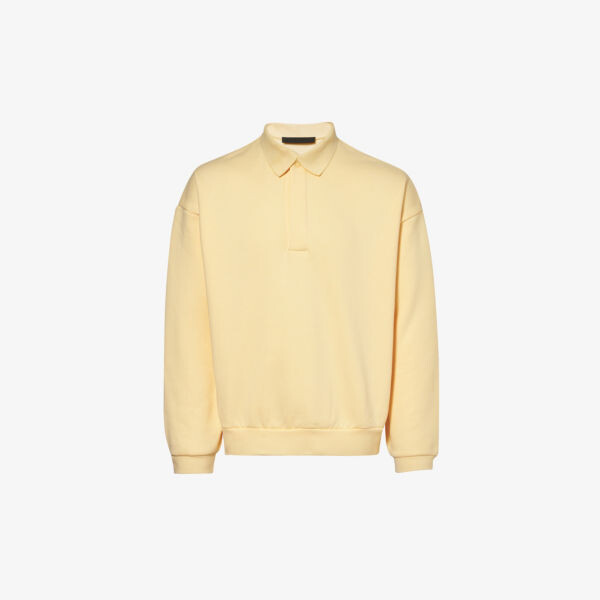 Рубашка-поло ESSENTIALS оверсайз из смесового хлопка Fear Of God Essentials, желтый
Рубашка-поло ESSENTIALS оверсайз из смесового хлопка Fear Of God Essentials, желтый