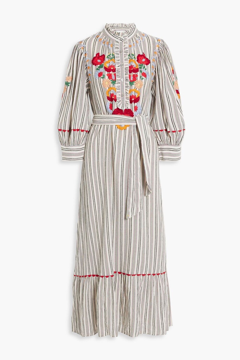 Платье макси в полоску из хлопка и жаккарда с вышивкой Juliette ANTIK BATIK, зеленый
Платье макси в полоску из хлопка и жаккарда с вышивкой Juliette ANTIK BATIK, зеленый