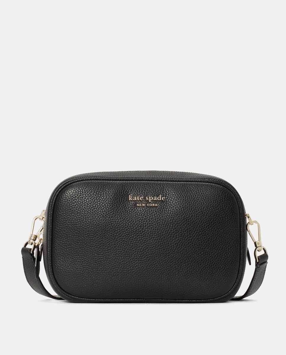 Маленькая черная сумка через плечо из воловьей кожи на молнии Kate Spade, черный
Маленькая черная сумка через плечо из воловьей кожи на молнии Kate Spade, черный