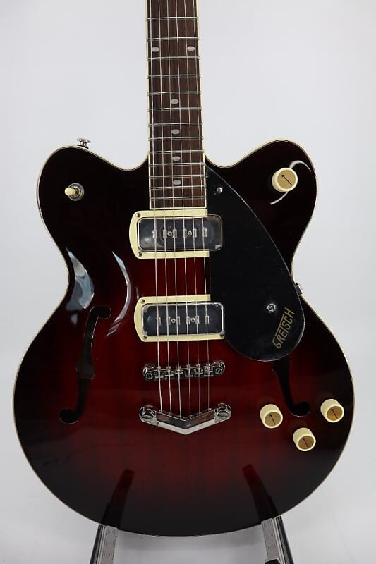 Электрогитара Gretsch G2622-P90 Streamline Center Block Double Cutaway Claret Burst Ser# IS210222118
Электрогитара Gretsch G2622-P90 Streamline Center Block Double Cutaway Claret Burst Ser# IS210222118