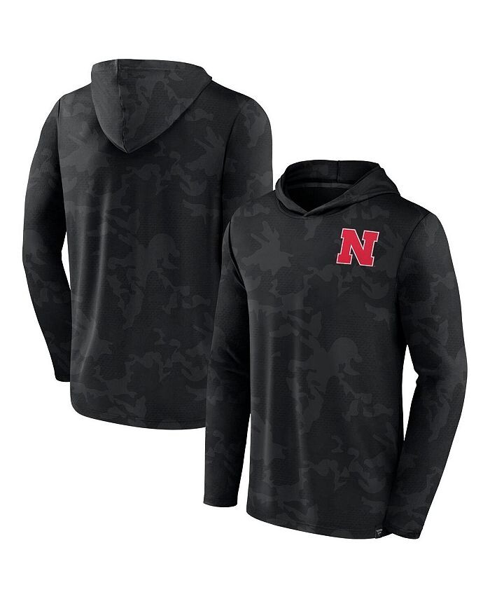 Мужская черная футболка с капюшоном и камуфляжным принтом Nebraska Huskers с длинным рукавом Fanatics, черный
Мужская черная футболка с капюшоном и камуфляжным принтом Nebraska Huskers с длинным рукавом Fanatics, черный