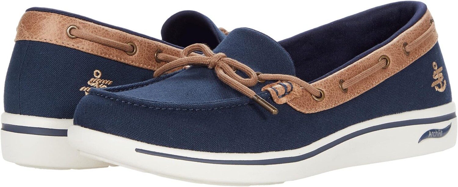 Топсайдеры Arch Fit Uplift - Shoreline Boat Shoe SKECHERS Performance, темно-синий
Топсайдеры Arch Fit Uplift - Shoreline Boat Shoe SKECHERS Performance, темно-синий