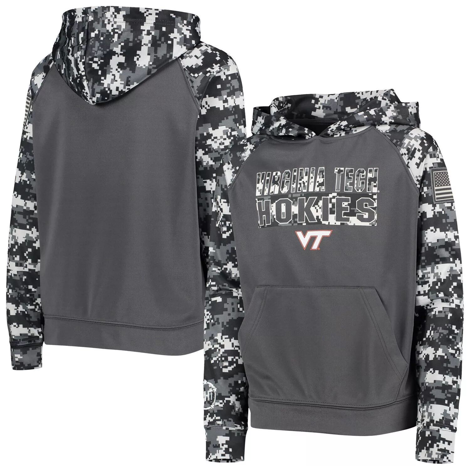 Молодежные Colosseum Charcoal Virginia Tech Hokies OHT Military Appreciation Digital Camo Пуловер реглан с капюшоном Colosseum
Молодежные Colosseum Charcoal Virginia Tech Hokies OHT Military Appreciation Digital Camo Пуловер реглан с капюшоном Colosseum