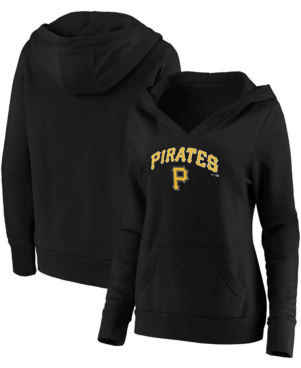 Черный пуловер с капюшоном и V-образным вырезом размера плюс Pittsburgh Pirates Core Team Lockup Fanatics, черный
Черный пуловер с капюшоном и V-образным вырезом размера плюс Pittsburgh Pirates Core Team Lockup Fanatics, черный