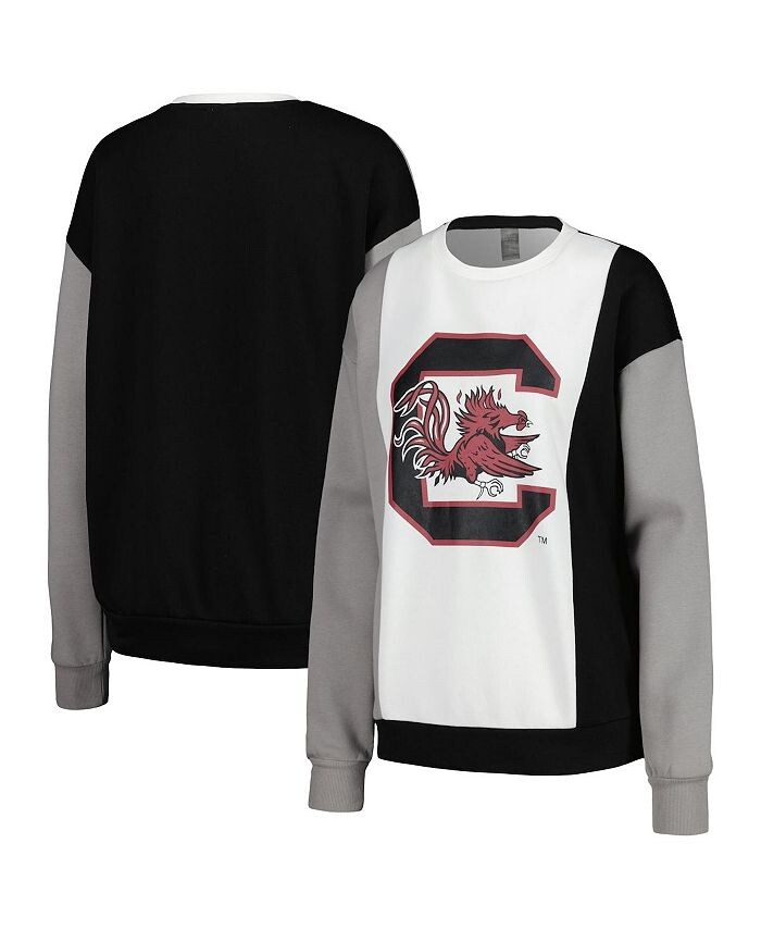 Женский бело-черный пуловер с вертикальными цветными блоками South Carolina Gamecocks Gameday Couture, белый
Женский бело-черный пуловер с вертикальными цветными блоками South Carolina Gamecocks Gameday Couture, белый