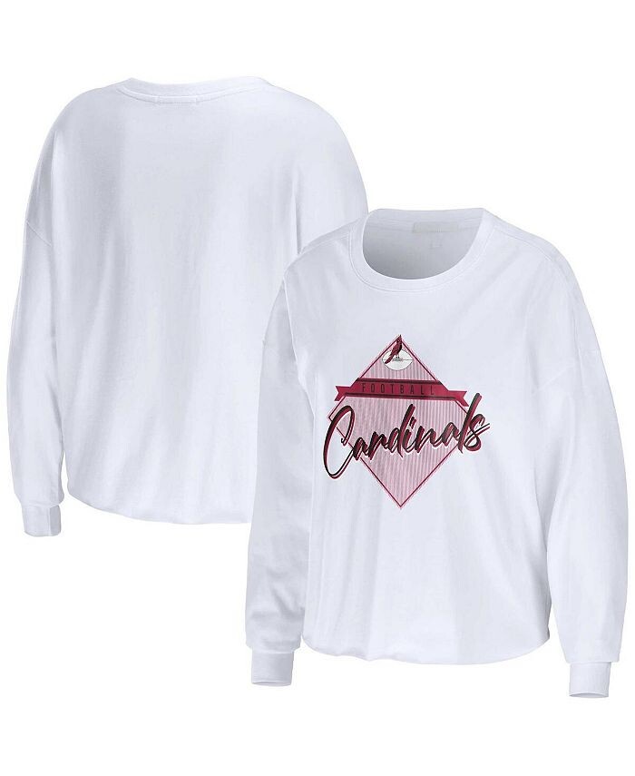 Женская укороченная футболка с длинным рукавом белого цвета Arizona Cardinals Domestic WEAR by Erin Andrews, белый
Женская укороченная футболка с длинным рукавом белого цвета Arizona Cardinals Domestic WEAR by Erin Andrews, белый